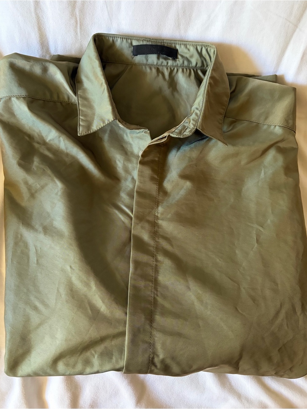 Fear of God Olive Utility Shirt